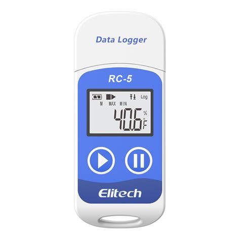 Elitech RC-5 Plastic 32000 Points High Accuracy USB Temperature Data ...