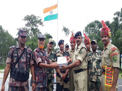 Sweets exchanged between BSF, Bangladeshi guards on 73rd I-Day