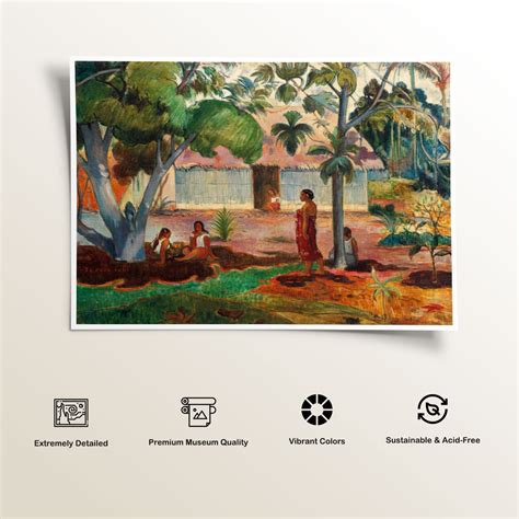 The Large Tree Painting & Wall Art Print by Paul Gauguin - Dessine Art