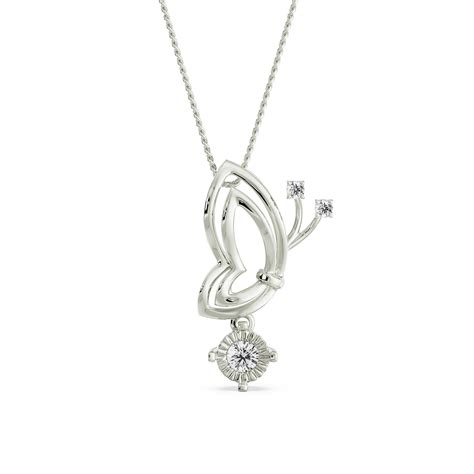 Artistic Lab Grown Diamond Pendant_in-stock – Emori