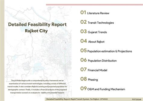 Detailed Feasibility Report-Rajkot city | CEPT - Portfolio