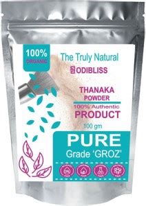BODIBLISS Thanaka Powder Grade 'Groz' 100gm Price in India - Buy ...