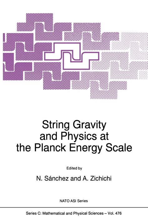 Buy String Gravity and Physics at the Planck Energy Scale: 476 (NATO ...