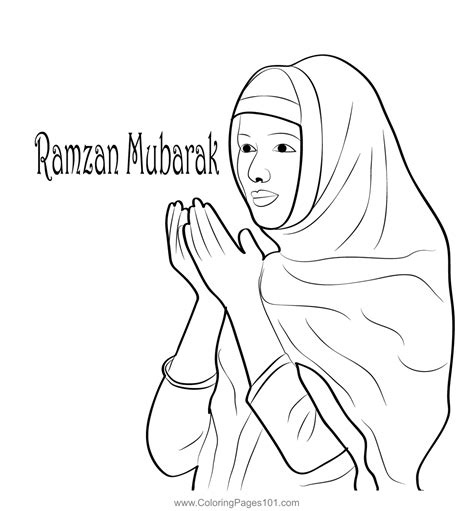 Happy Ramadan Coloring Page for Kids - Free Ramadan Printable Coloring ...