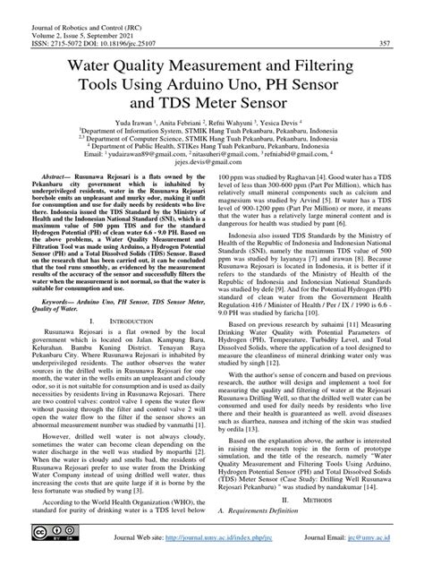 Image result for Monitoring Water Quality Arduino