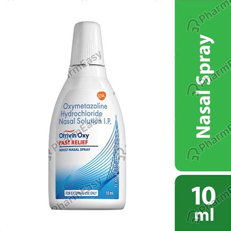 Buy OTRIVIN OXY FAST RELIEF ADULT BOTTLE OF 10ML NASAL SPRAY Online ...