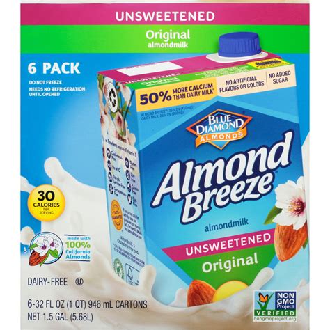 Almond Milk Unsweetened Original - 64 fl oz - Walmart.com