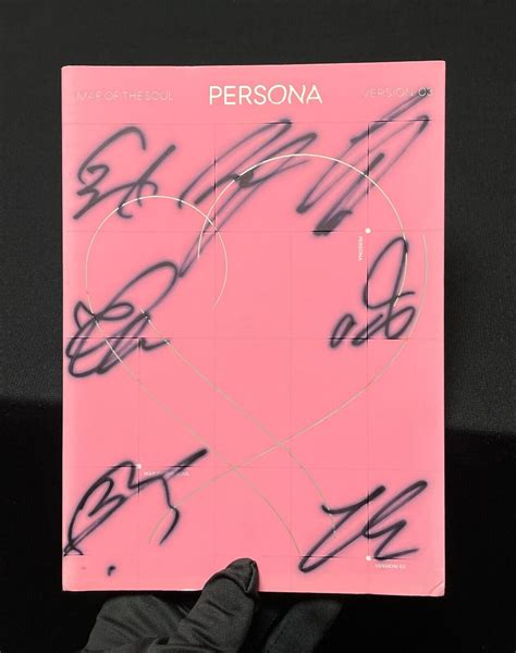 BTS autographed "MAP OF THE SOUL : PERSONA" Album signed PROMO CD | eBay