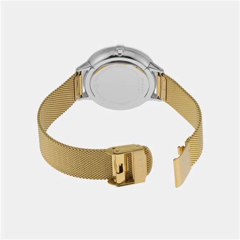 Skagen Riis Women Quartz White Dial Analog Stainless Steel Watch ...