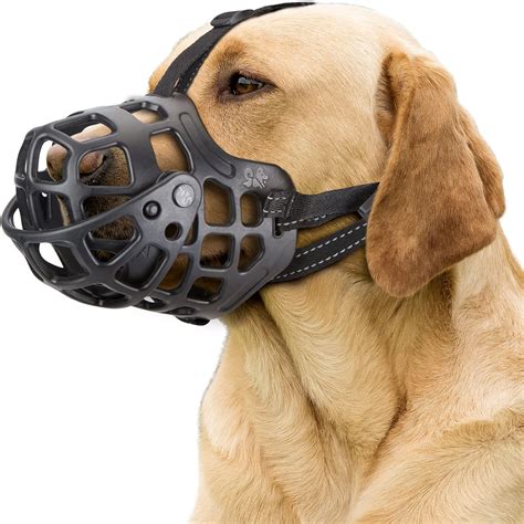 Amazon.com : Ownpets Dog Muzzle, Adjustable Dog Basket Muzzle with ...