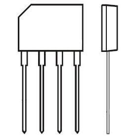 KBP210G Diodes Incorporated | Mouser India