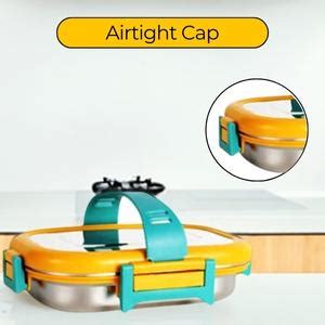 Buy Pdd Falcon Stainless Steel Big Lunch Box (650ml) | and Spoon ...
