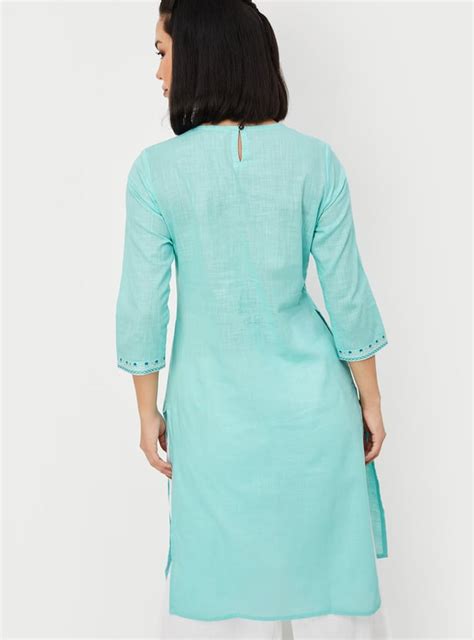 Buy Women Embroidered Straight Kurta Online at just Rs. 599.0 ...