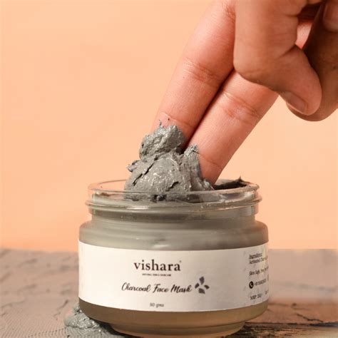 Buy Charcoal Face mask Online at Vishara Skincare – Vishara Skin Care
