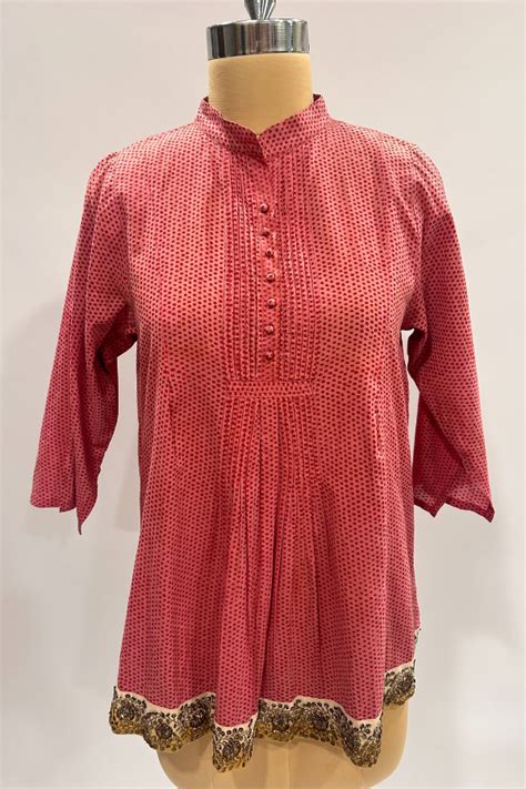 Sabyasachi Red Short Kurta – Kuro Clothing India