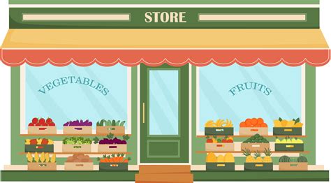 Fruit Store Cartoon 的图像结果