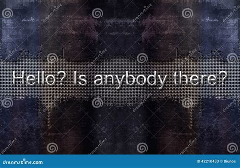 Hello!? is There Anybody Out There? Stock Illustration - Illustration ...