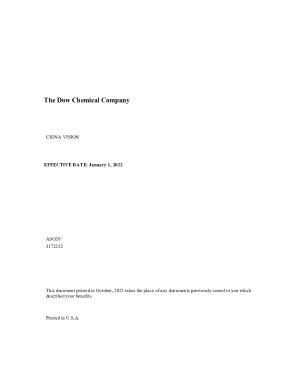 Fillable Online corporate.dow.comcontentdamBENEFIT PLAN What Your Plan ...