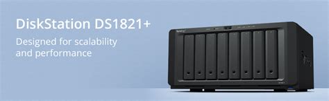 Synology 8 Bay DiskStation DS1821+ (Diskless), 8-bay