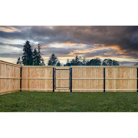 Lifetime Steel Post 9-ft H x 4-in W Galvanized Steel Steel Yard Walk ...