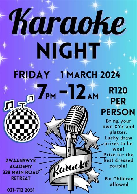 Karaoke Night, 338 Main Road, Bergvliet, South Africa, Port Elizabeth ...