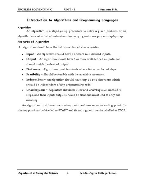 Image result for Introduction to Computer Programming and Algorithm