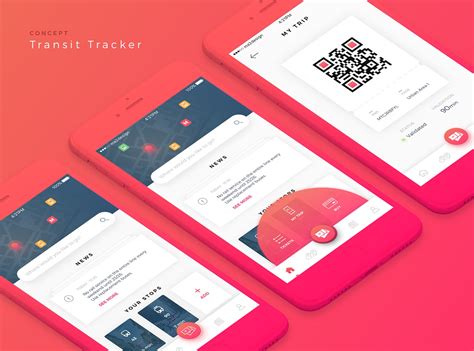 Transit Tracker-APP界面设计