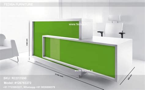 L Shaped Reception Desk Beauty Salon Reception Desks For Sale Geometric ...