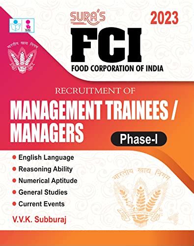 Buy SURA'S FCI(Food Corporation of India) Management Trainees and ...