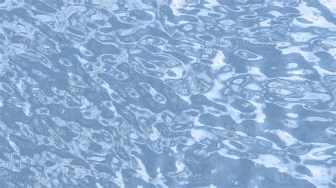 Blue water waving and top view of river and dirty river and reflex of ...