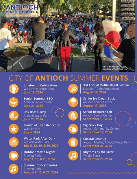 City of Antioch 2024 Summer Events calendar | Antioch Herald