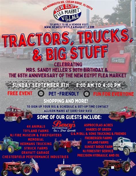 Tractors, Trucks & Big Stuff (65th Anniversary Celebration) Sunday 9/8 ...