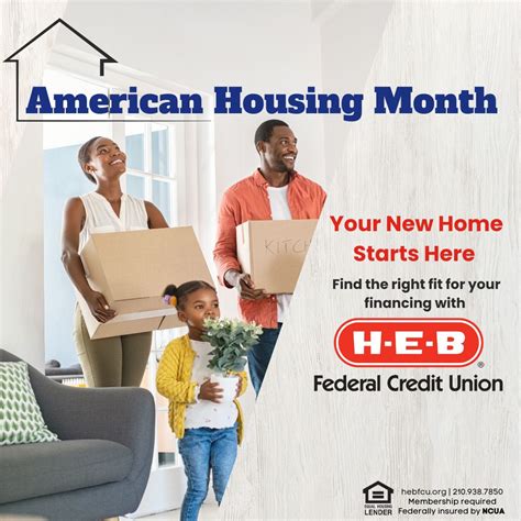 H-E-B FEDERAL CREDIT UNION on LinkedIn: #americanhousingmonth #mortgage ...