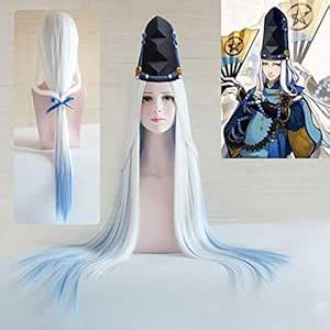 Amazon.com: Wig for Carnival Nightlife CluI Party Dress Up Wig Onmyoji ...
