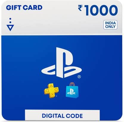 playstation Rs.1000 INR Gift Card Price in India - Buy playstation Rs ...