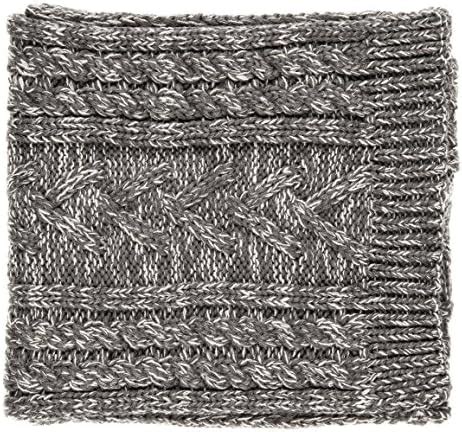 Buy Noble Mount Mens Two-Tone Cable Knit Chillbuster Winter Scarf ...