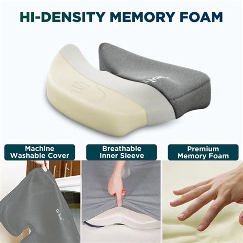 Dr Trust USA Seat Cushion, Pillow for Car | Back Pain Relief Pillow for ...