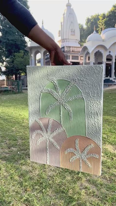 3 Palm Trees Texture Art – Archizy