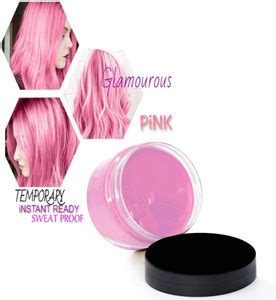 imelda Instant Hairstyle Temporary Hair Color Baby Pink Wax for Men and ...