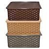 Kuber Industries Multipurpose Solitaire Storage Basket with Lid|Strong ...