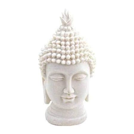 Buy eCraftIndia Decorative Buddha Head Polyresin Showpiece Online at ...
