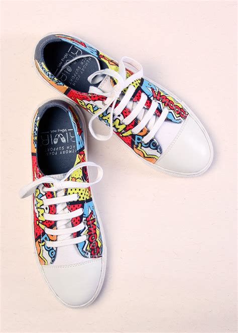 Get Comic Design Canvas Shoes at ₹ 1499 | LBB Shop