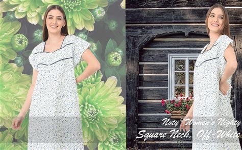 Buy Noty ® Women's Cotton- Nighty/Nightwear/Maxi/Gown- Floral Printed ...