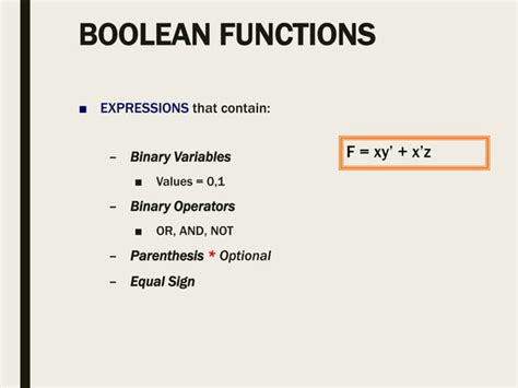 Image result for How Boolean Functions