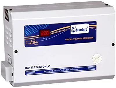 BLUEBIRD STABILIZER BA415C 4KVA (150V-280V) Copper (Valid Upto 1.5TON ...