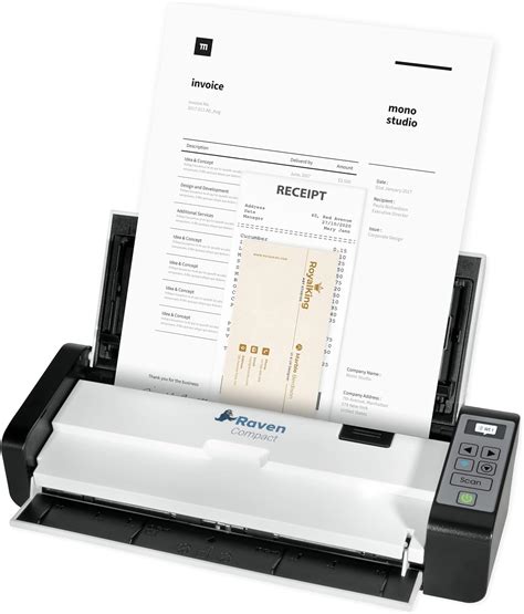Raven Compact Document Scanner - Wireless Scanning India | Ubuy