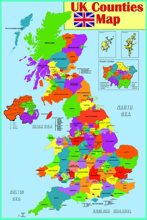 Free Editable uk County Map Download.