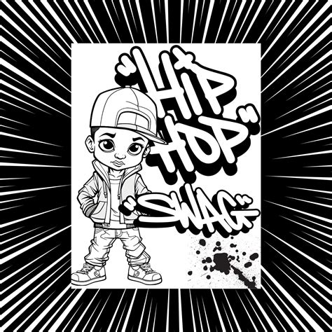 Hip Hop Graffiti Coloring Book: Urban Art Pages - Etsy | Art pages ...
