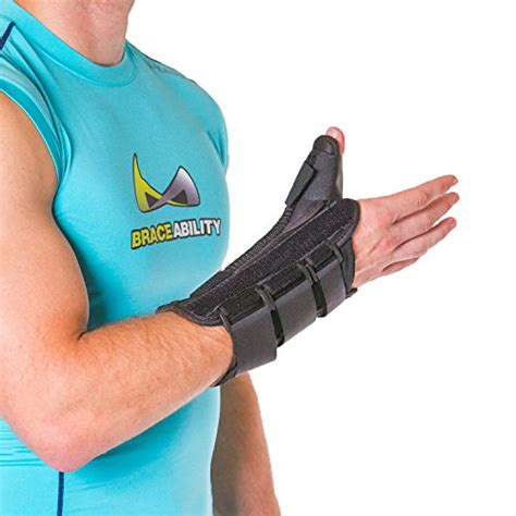 Buy BraceAbility Thumb & Wrist Tendonitis Splint | De Quervain's ...