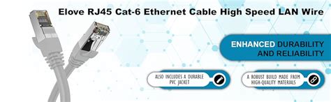 elove RJ45 Cat-6 Ethernet Cable High Speed 550MHZ / 25 Meter Cat6 ...